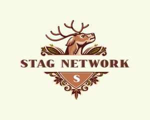 Wild Deer Antler logo design