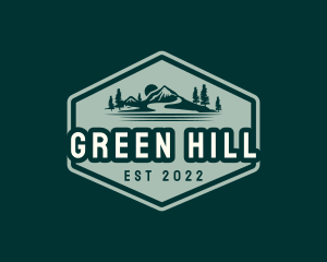 Green Mountain Scenery logo design