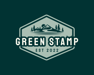 Green Mountain Scenery logo design