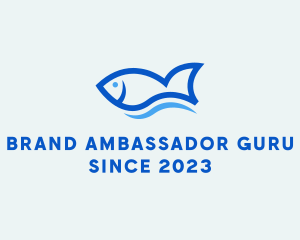 Fish Ocean Seafood logo design