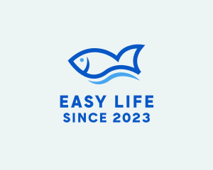 Fish Ocean Seafood logo design