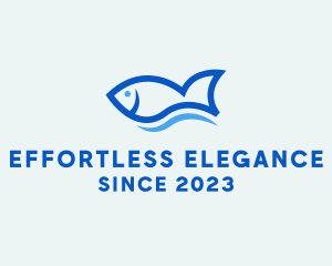 Fish Ocean Seafood logo design