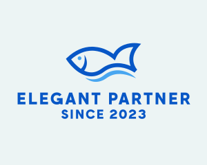 Fish Ocean Seafood logo design