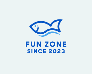 Fish Ocean Seafood logo design