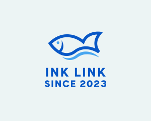 Fish Ocean Seafood logo design