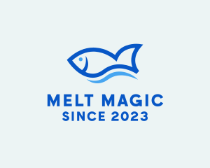 Fish Ocean Seafood logo design