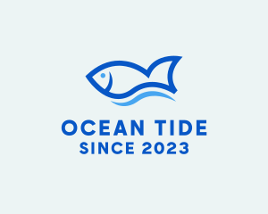 Fish Ocean Seafood logo design