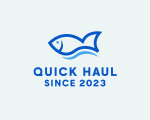 Fish Ocean Seafood logo design