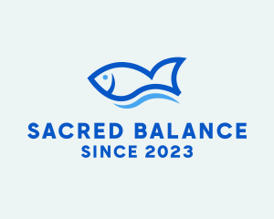 Fish Ocean Seafood logo design