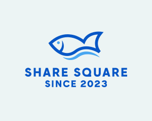 Fish Ocean Seafood logo design