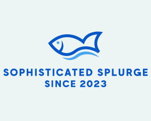 Fish Ocean Seafood logo design