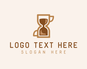 Coffee Time Hourglass logo