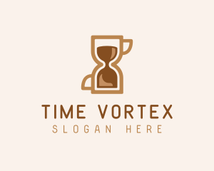 Coffee Time Hourglass logo