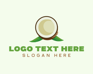 Organic Coconut Leaf  logo