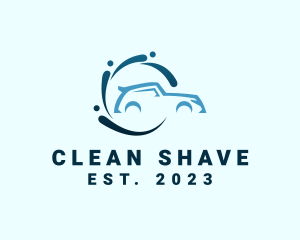 Sports Car Wash Cleaning logo design