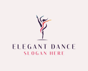 Dancing Gymnastics logo design