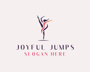 Dancing Gymnastics logo design