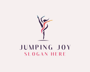 Dancing Gymnastics logo design