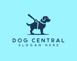 Puppy Dog Leash logo design