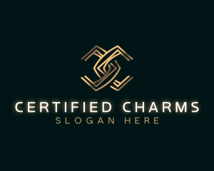 Premium Luxury Letter C logo design