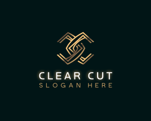 Premium Luxury Letter C logo design