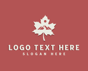 National - Canada Maple Mountain logo design