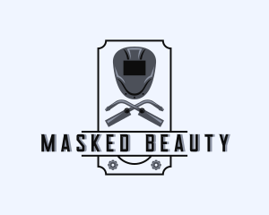 Welding Mask Fabrication Industry logo design