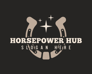 Star Horseshoe Ranch logo design