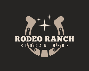 Star Horseshoe Ranch logo design