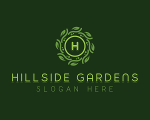 Nature Wellness Garden logo design