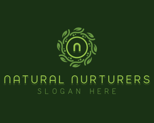 Nature Wellness Garden logo design