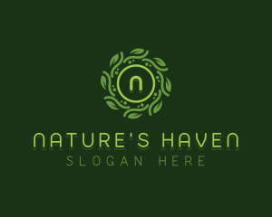 Nature Wellness Garden logo design