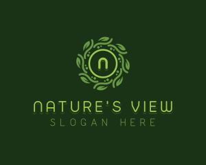 Nature Wellness Garden logo design