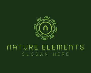 Nature Wellness Garden logo design