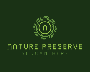 Nature Wellness Garden logo design