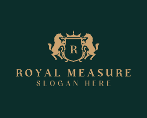 Royal Horse Shield logo design