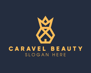 Pineapple Royal Crown logo design