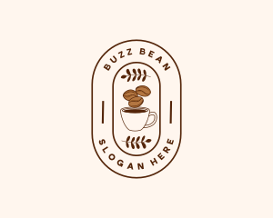 Restaurant Coffee Bean Mug logo design