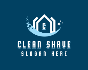 Sparkling Clean House logo design