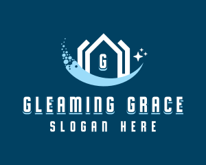 Sparkling Clean House logo design