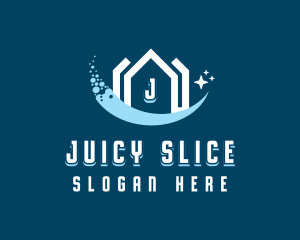 Sparkling Clean House logo design