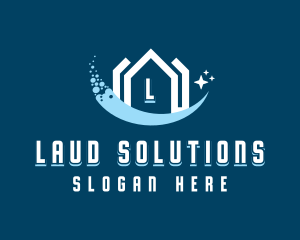 Sparkling Clean House logo design