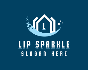 Sparkling Clean House logo design