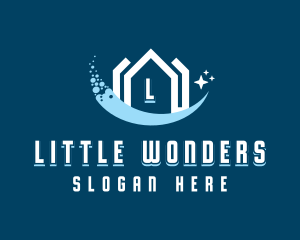 Sparkling Clean House logo design