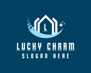 Sparkling Clean House logo design