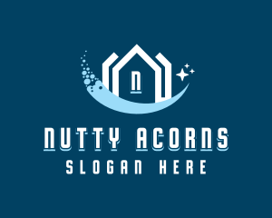 Sparkling Clean House logo design