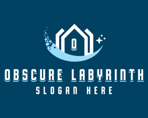 Sparkling Clean House logo design