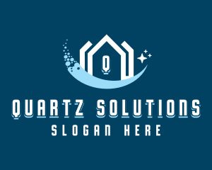 Sparkling Clean House logo design