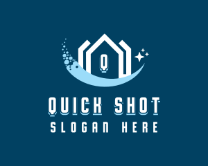 Sparkling Clean House logo design