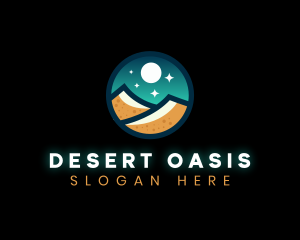 Night Desert Sand logo design